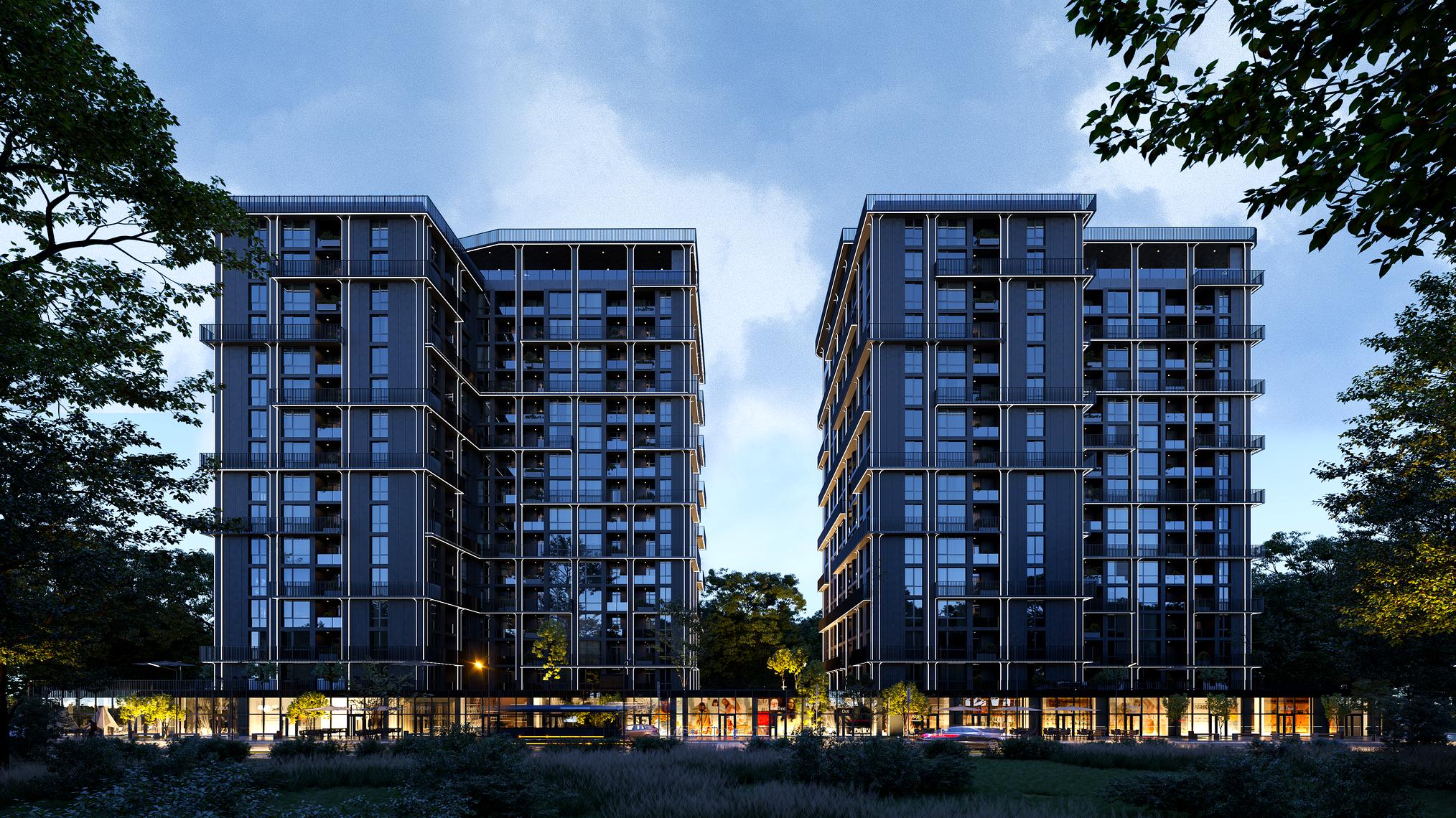 ЖК PARK AVENUE premium, вигляд з вулиці