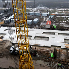 Хід будівництва ЖК Евромісто, 1 черга, лютий 2014