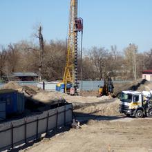 Ход строительства ЖК Славутич 2.0, , март 2017