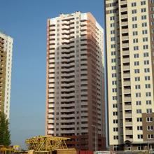 Ход строительства ул. Крушельницкой, 13, 15, 15а, 15б, 15в, ул. Крушельницкой, 13, апрель 2017