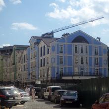 Ход строительства ЖК Подол Градъ, 5-7 дома (ул. Дегтярная, 8, 10, 13-15), июль 2017