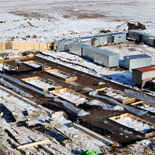 Хід будівництва ЖК Евромісто, 1 черга, лютий 2014