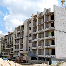 Хід будівництва ЖК Евромісто, 1 черга, липень 2014