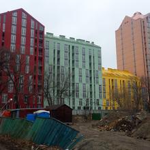 Ход строительства ЖК Комфорт Таун, 5 очередь (дом 15), декабрь 2015