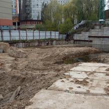 Хід будівництва вул. Старонаводницька / вул. Генерала Алмазова (Кутузова), , квітень 2018