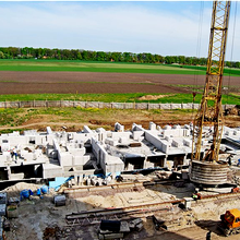 Хід будівництва ЖК Евромісто, 1 черга, квітень 2014