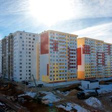 Ход строительства ЖК Меридиан, 1 дом (секции 6-7), 2 дом (секции 8-10), февраль 2019