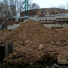 Хід будівництва вул. Старонаводницька / вул. Генерала Алмазова (Кутузова), , березень 2019