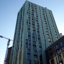 Ход строительства ЖК Малахит, 4 дом (секция 1), июль 2019