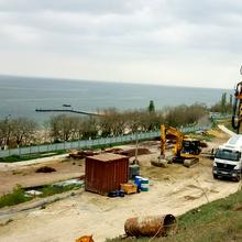 Хід будівництва 13-а станція Великого Фонтану, , травень 2020