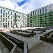 Ход строительства Жилой район Rybalsky, 3 дом, май 2020