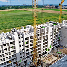 Хід будівництва ЖК Евромісто, 1 черга, липень 2014