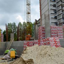 Ход строительства ЖК Resident Hall, 2 секция, июнь 2020