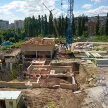 Ход строительства ЖК Синергия Glass, 0, июль 2020