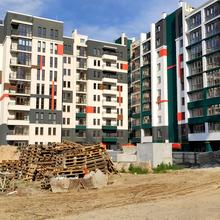 Ход строительства ЖК Киевский, 1 дом (секция 1), июль 2020