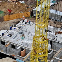 Хід будівництва ЖК Евромісто, 1 черга, квітень 2014