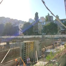 Ход строительства ЖК Оскар, секции 1, 2, сентябрь 2020