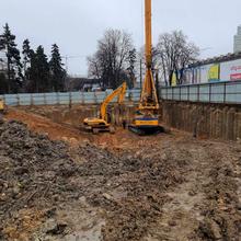 Ход строительства МФК 50Avenue, 0, январь 2021