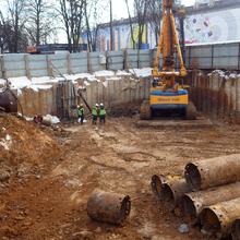 Ход строительства МФК 50Avenue, 0, январь 2021