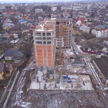 Хід будівництва ЖК Імперія, 1 будинок, січень 2021