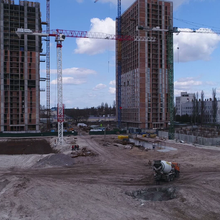Хід будівництва ЖК Urban Park, 1-4 будинки, квітень 2021