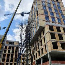 Хід будівництва ЖК ТИТУЛ Будинок на Пушкінській, 1-2 секції, квітень 2021