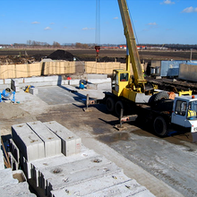 Хід будівництва ЖК Евромісто, 1 черга, лютий 2014