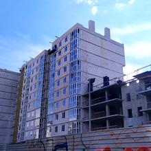 Ход строительства ЖК Спортивный, 1-3 секции, июнь 2021