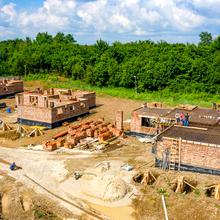 Ход строительства КГ OZON Village, 0, июнь 2021