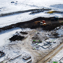 Хід будівництва ЖК Евромісто, 1 черга, січень 2014