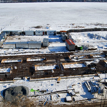 Хід будівництва ЖК Евромісто, 1 черга, січень 2014