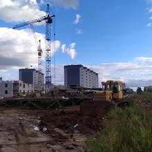 Ход строительства ЖК Сказка, 17-18 дома, сентябрь 2021