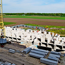 Хід будівництва ЖК Евромісто, 1 черга, квітень 2014