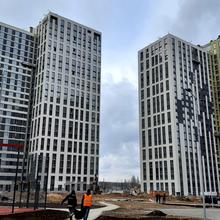 Ход строительства ЖК Варшавский Плюс, 13.7, 13.8 дома, ноябрь 2021