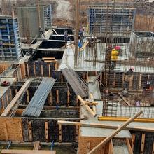 Хід будівництва Мікрорайон Таїровські сади, 2 будинок (секція 4), грудень 2021