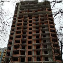 Ход строительства ЖК Диамант, 5 дом (секция 5), декабрь 2021