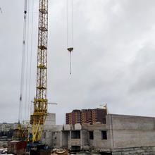 Хід будівництва ЖК Райдужний-3, 1 будинок (секція 4), січень 2022