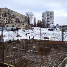 Хід будівництва ЖК Німецький проект на Холодній Горі, 1 будинок, січень 2022