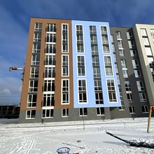 Хід будівництва ЖК Київський, 8 будинок (секція 4), січень 2022