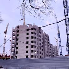 Хід будівництва вул. Валентинівська / вул. Гарібальді, 11 будинок, січень 2022