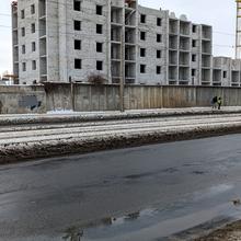 Хід будівництва вул. Чоботарська, 80, 1 будинок (секція 3), січень 2022