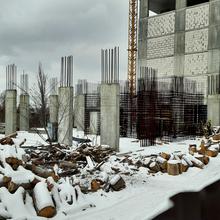 Ход строительства ЖК Champion City (Демеевский квартал), 5 секция, январь 2022