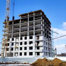 Ход строительства ЖК Пролісок, 6 дом (секция 1), февраль 2022