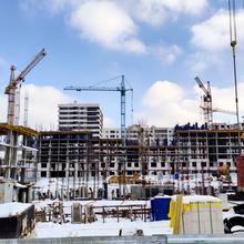 Ход строительства ЖК Пролісок, 7 дом (секция 2), февраль 2022