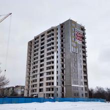 Хід будівництва ЖК Новий дім Ньютона, 1 будинок, лютий 2022