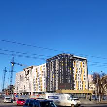 Ход строительства ЖК Спортивный, 1-5 секции, февраль 2022