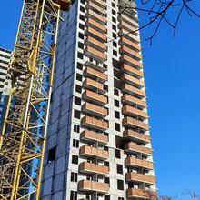 Ход строительства ЖК Мозаика, 2 дом, февраль 2022