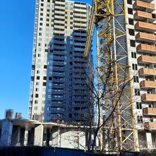 Ход строительства ЖК Мозаика, 1 дом, февраль 2022