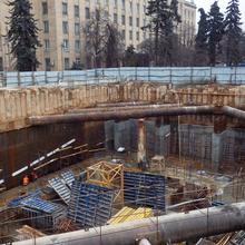 Ход строительства МФК 50Avenue, 2 секция, февраль 2022