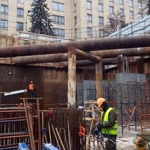 Ход строительства МФК 50Avenue, 2 секция, февраль 2022